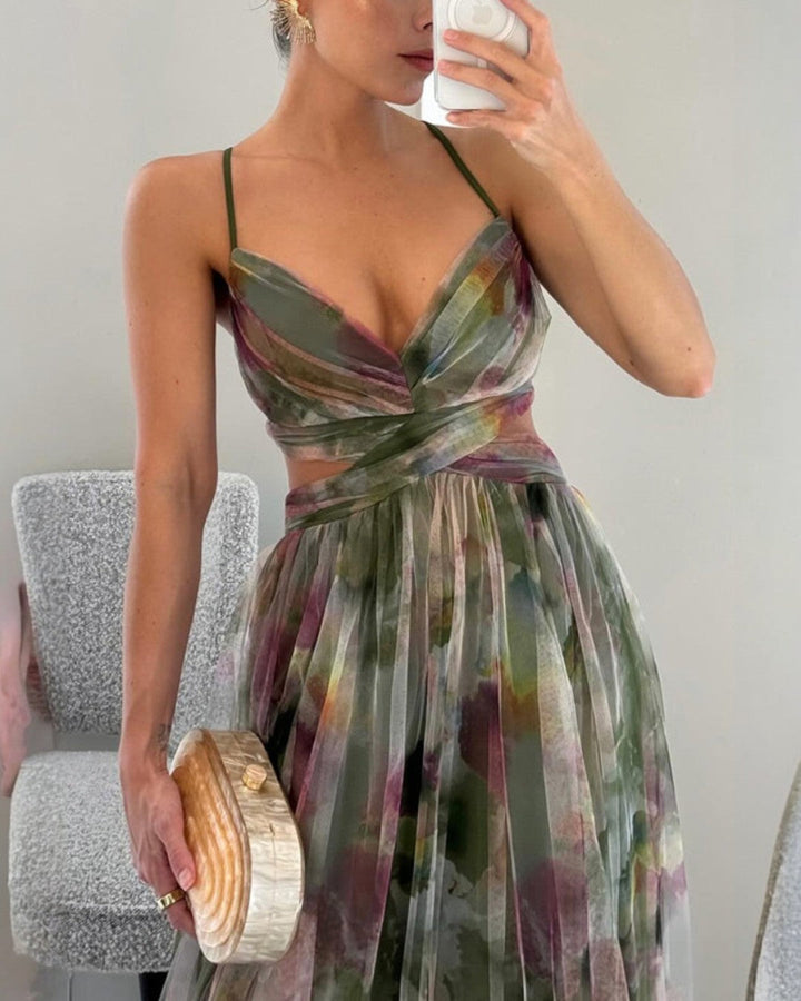 Federica | Abito Maxi Eleganza Floreale