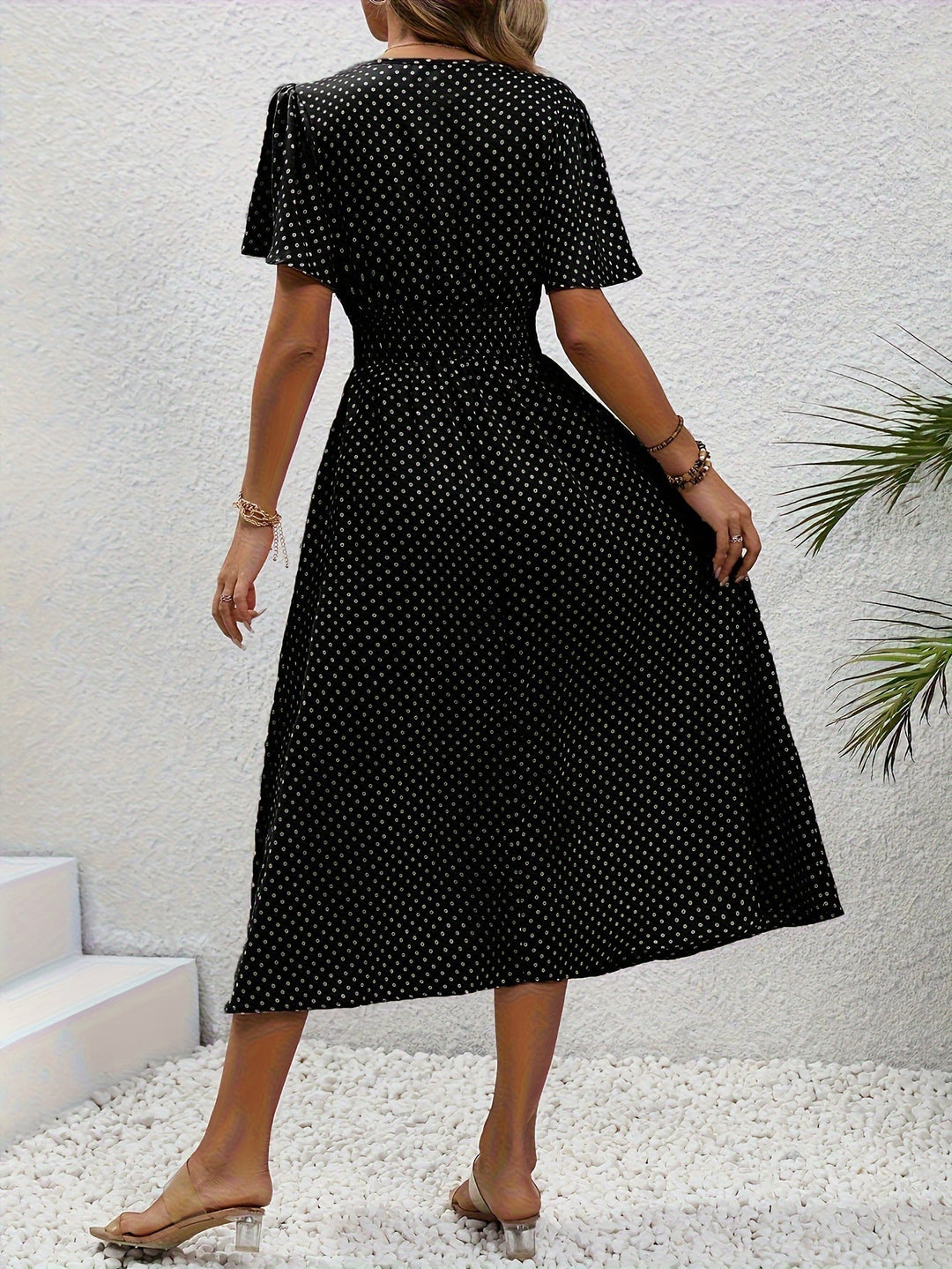 Caterina | Abito Elegante Pois Élisa