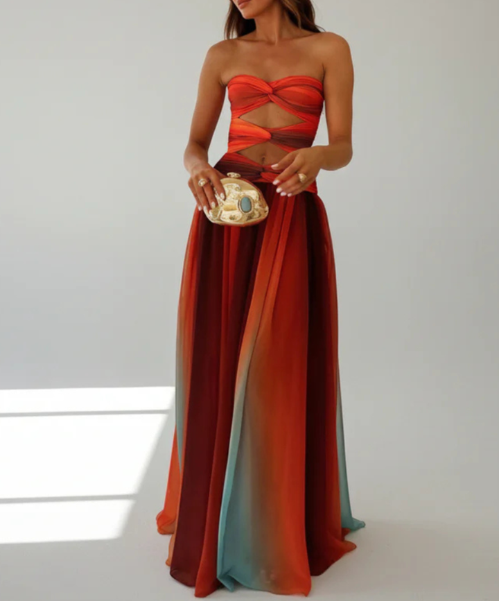 Stella | Abito Maxi Elegante Lilla