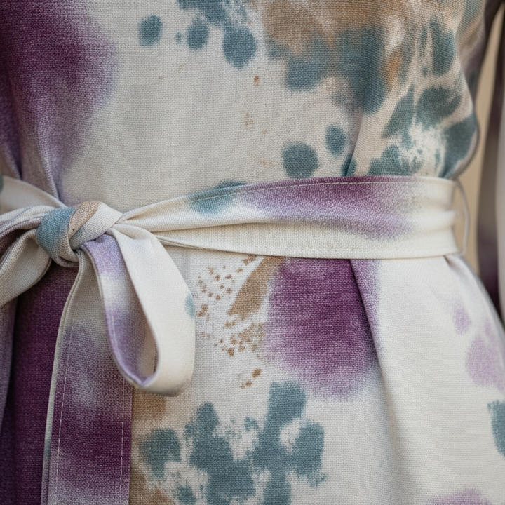 Laura | Midi Elegante con Motivi Raffinati