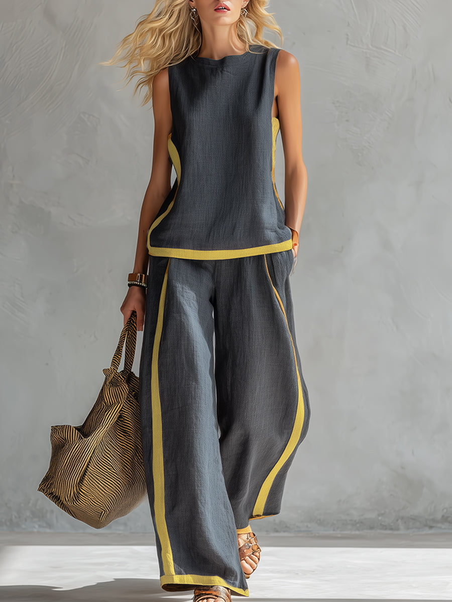 Giorgia - Leila | Set Elegante in Cotone e Lino