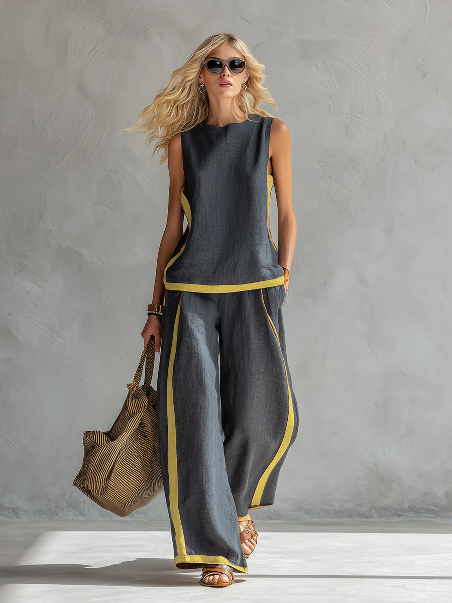 Giorgia - Leila | Set Elegante in Cotone e Lino