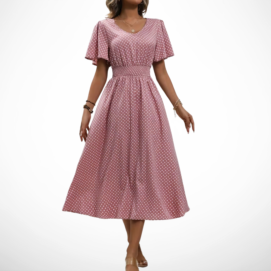 Caterina | Abito Elegante Pois Élisa