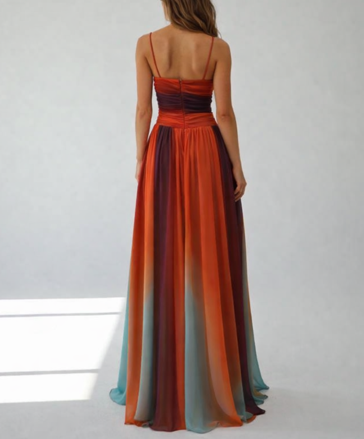 Stella | Abito Maxi Elegante Lilla