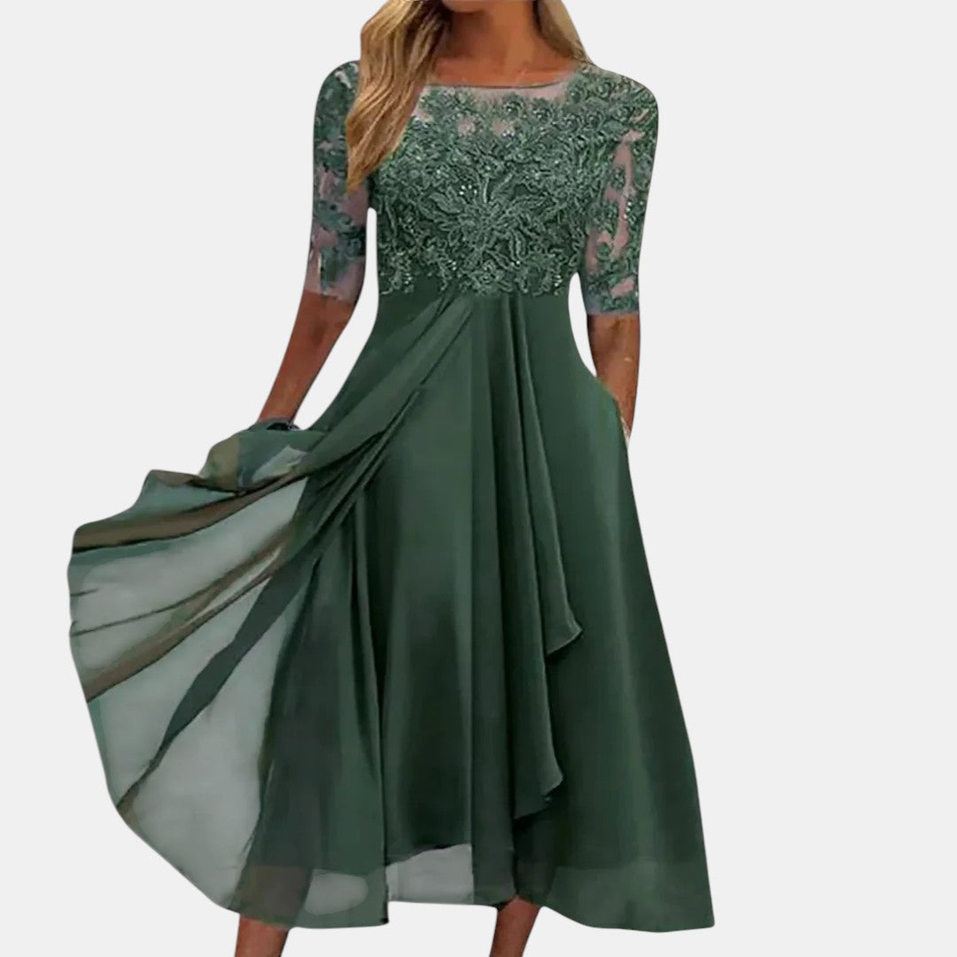 Rhonda™ | Vestito Elegante in Pizzo