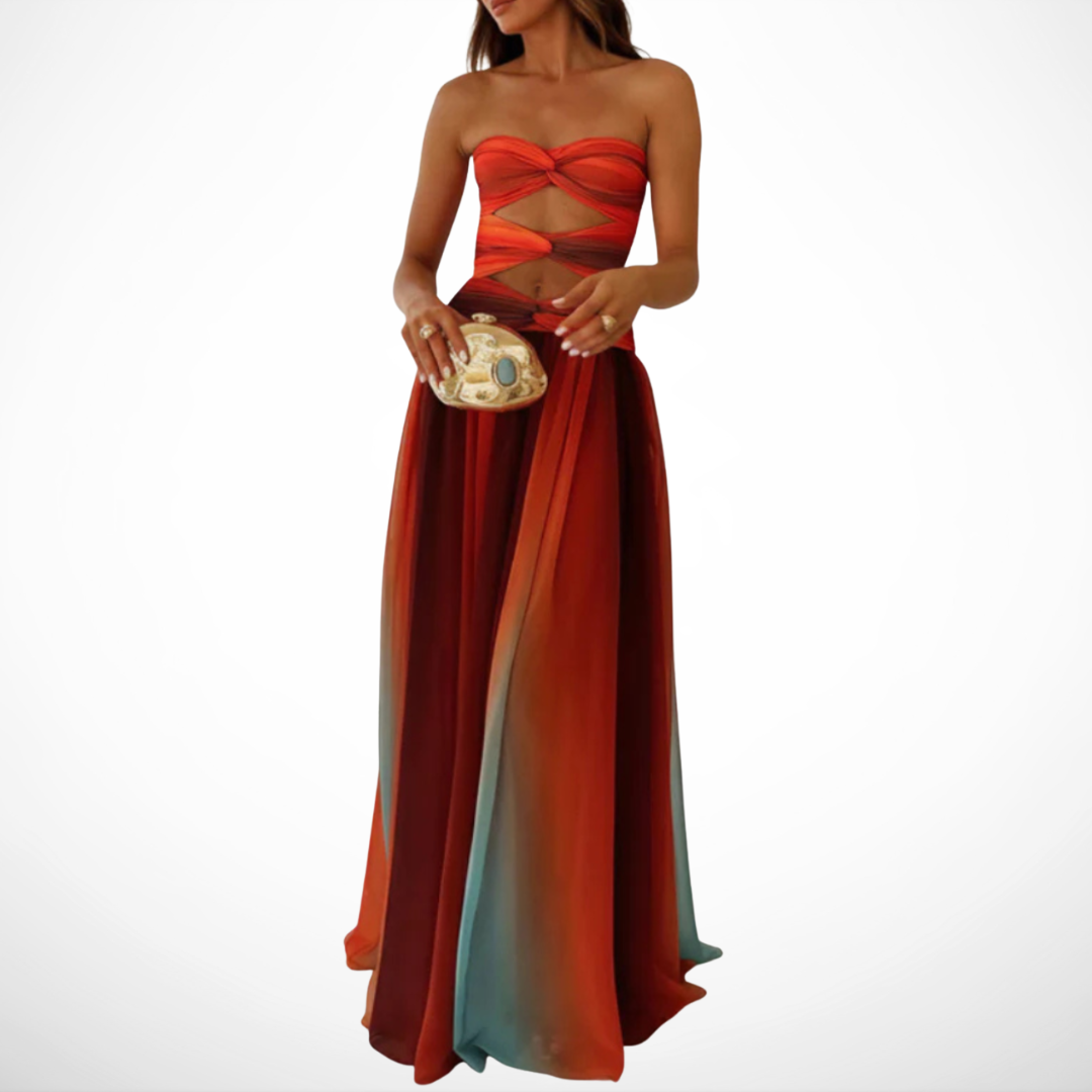 Stella | Abito Maxi Elegante Lilla