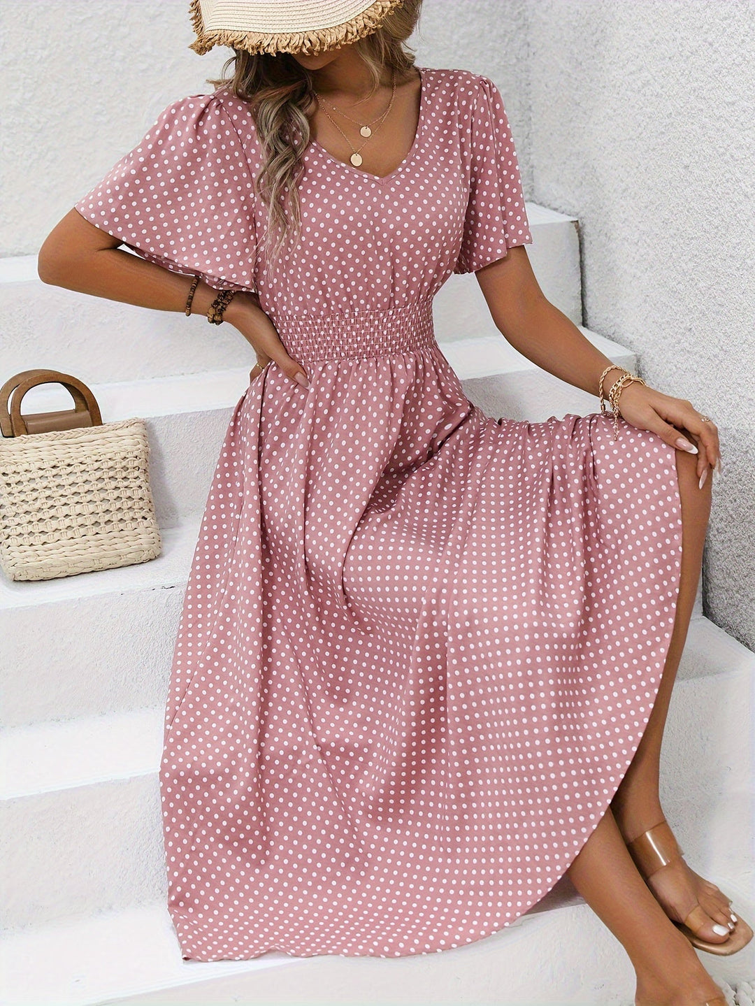 Caterina | Abito Elegante Pois Élisa