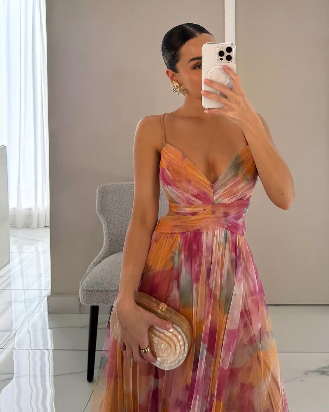 Federica | Abito Maxi Eleganza Floreale