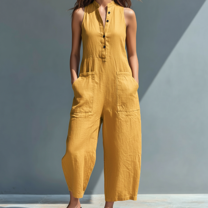 Lucía | Elegante Tuta Senza Maniche