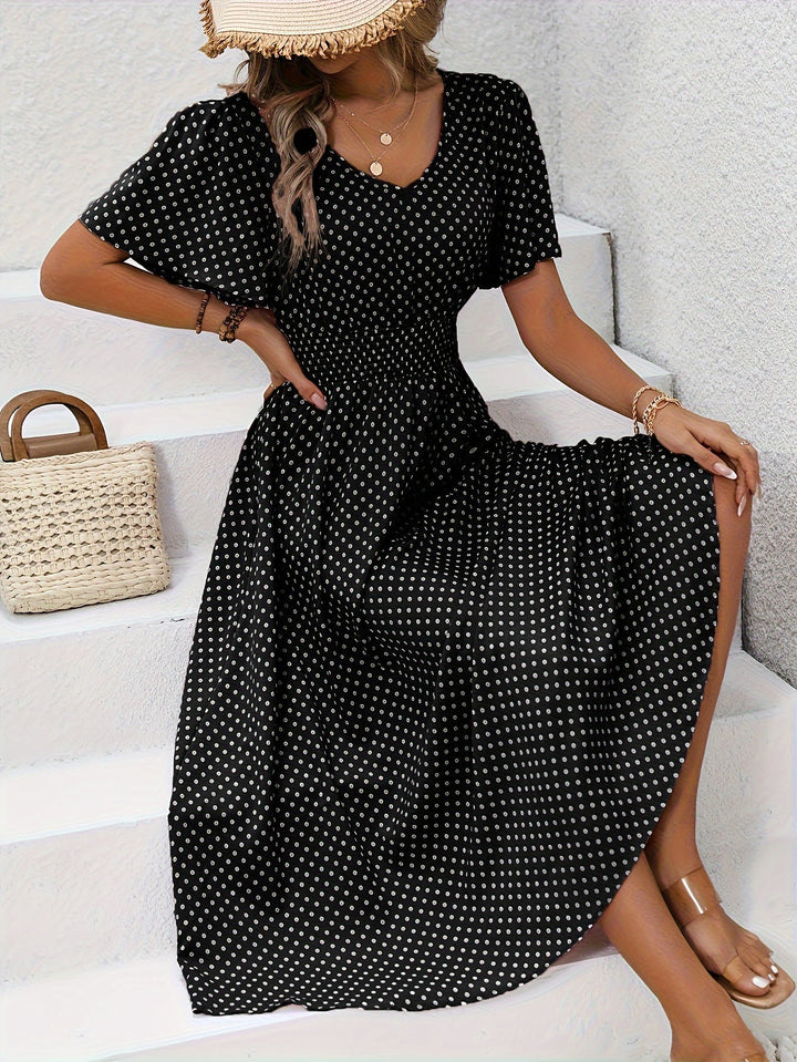 Caterina | Abito Elegante Pois Élisa