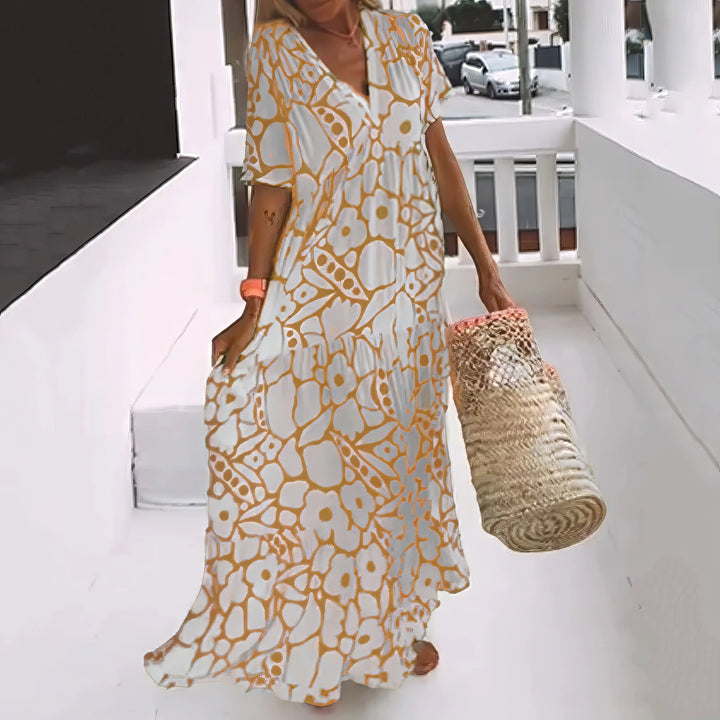 Valentina | Abito Maxi Eleganza Naturale