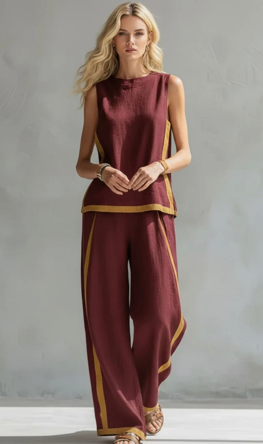 Giorgia - Leila | Set Elegante in Cotone e Lino