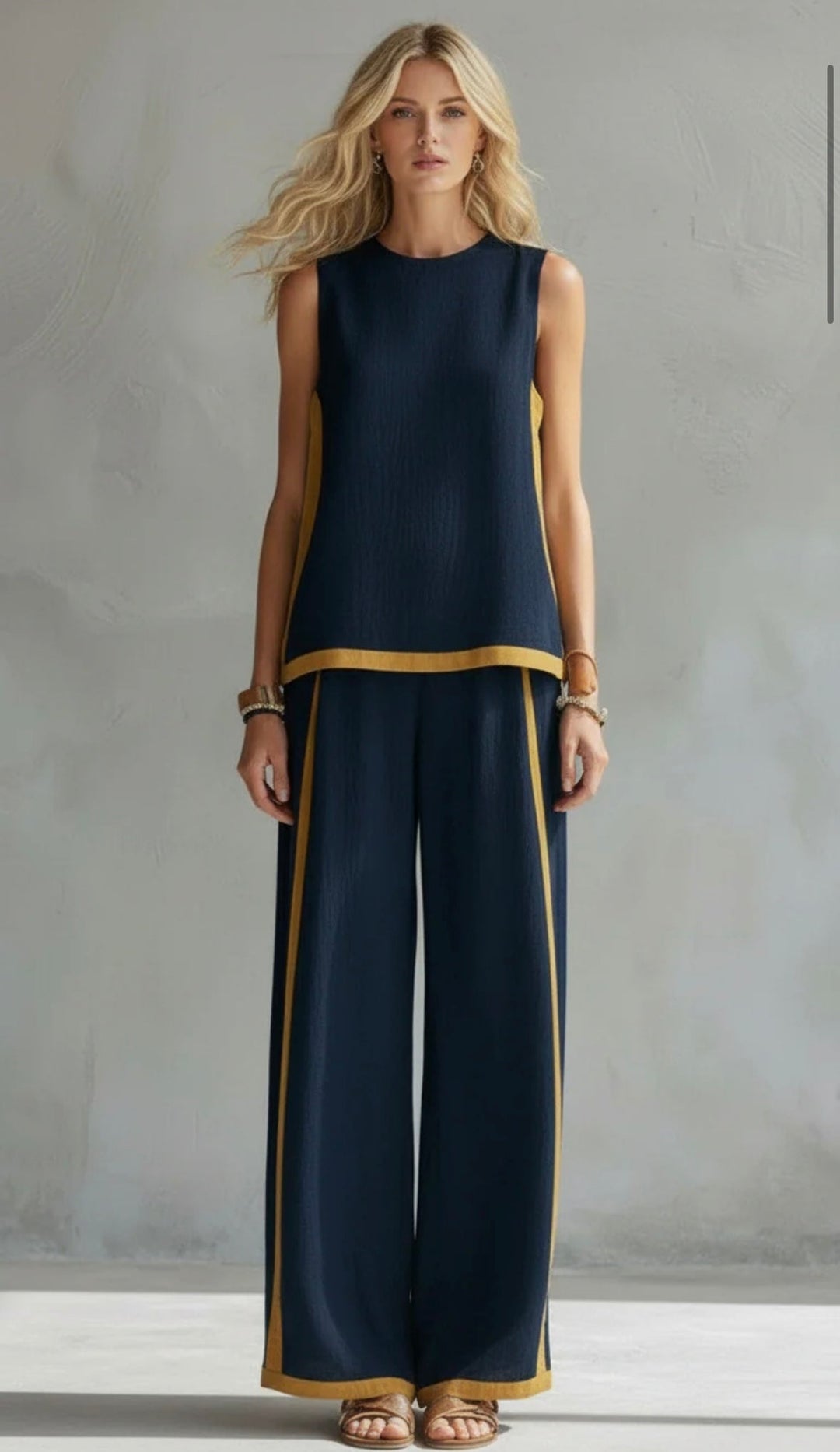 Giorgia - Leila | Set Elegante in Cotone e Lino