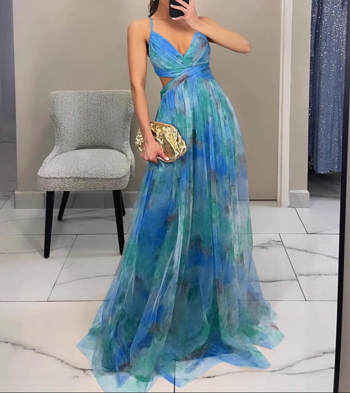 Federica | Abito Maxi Eleganza Floreale