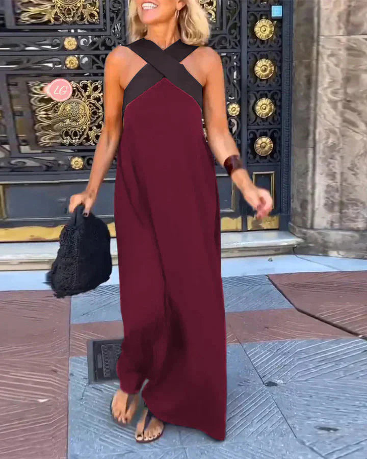 Quirine™ | Abito Maxi con Scollo a V