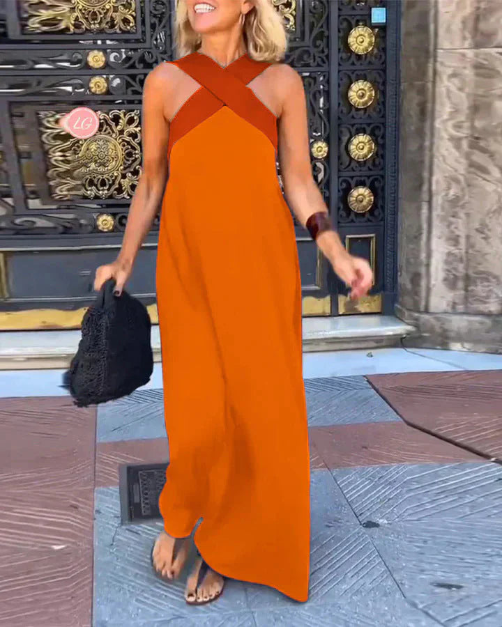 Quirine™ | Abito Maxi con Scollo a V