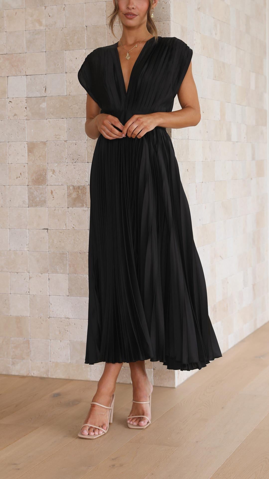 Carla | Abito Elegante Plisettato