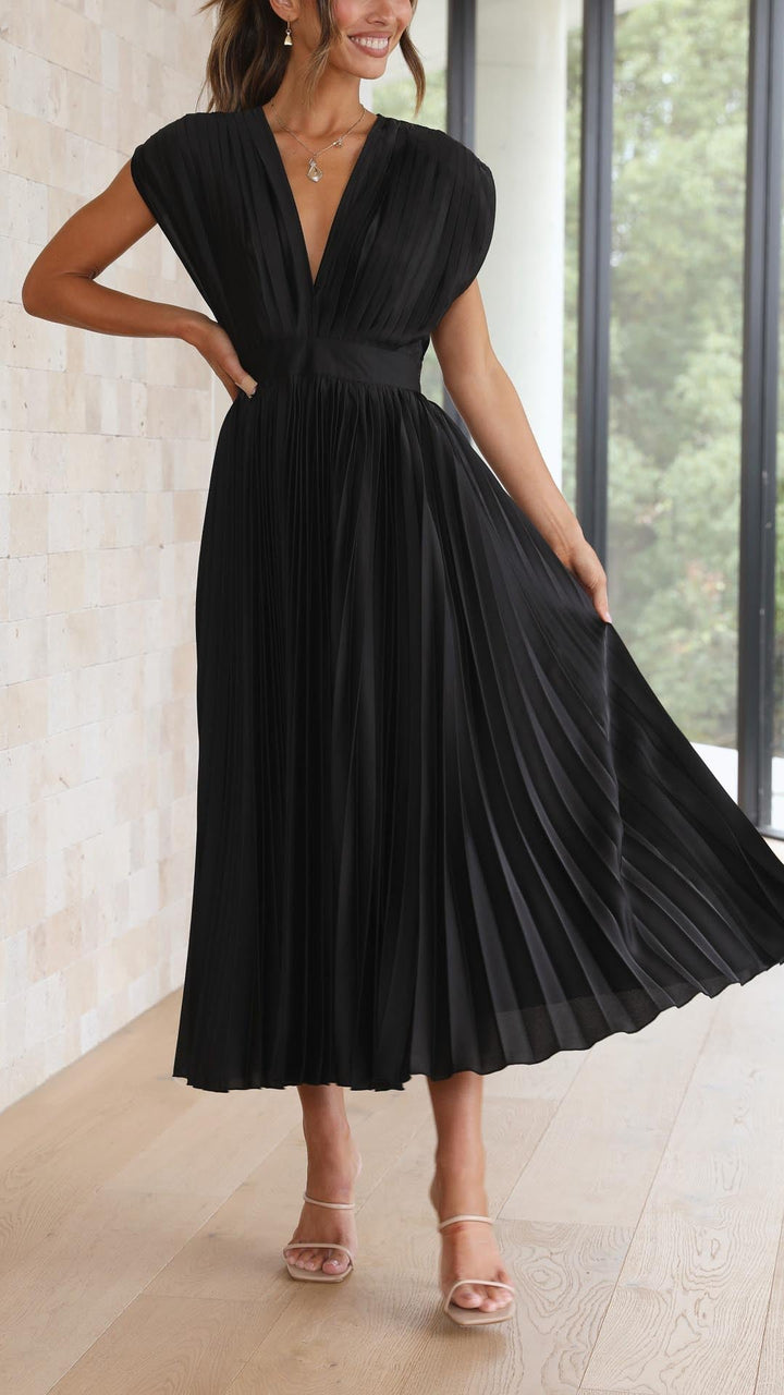 Carla | Abito Elegante Plisettato