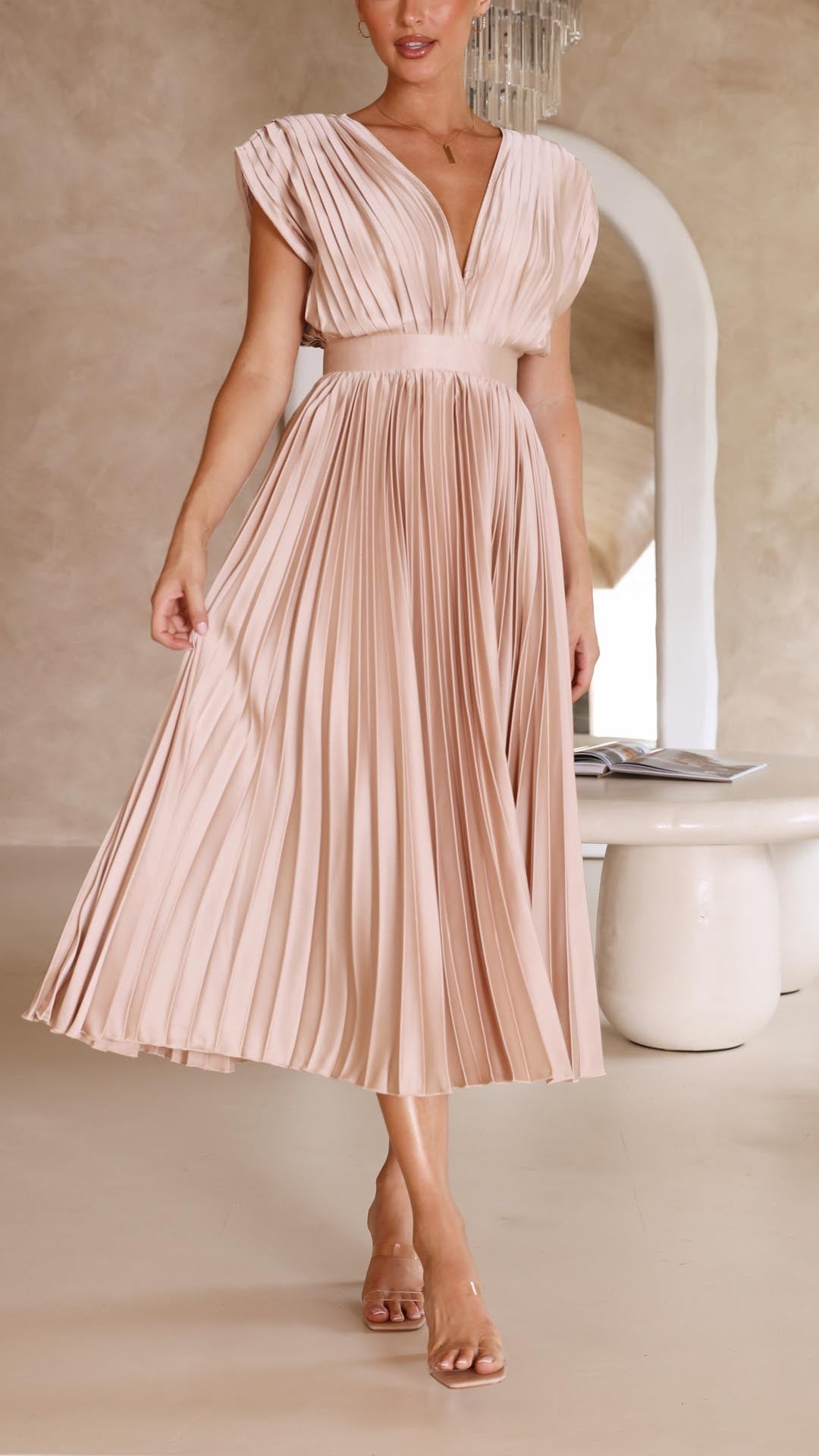 Carla | Abito Elegante Plisettato