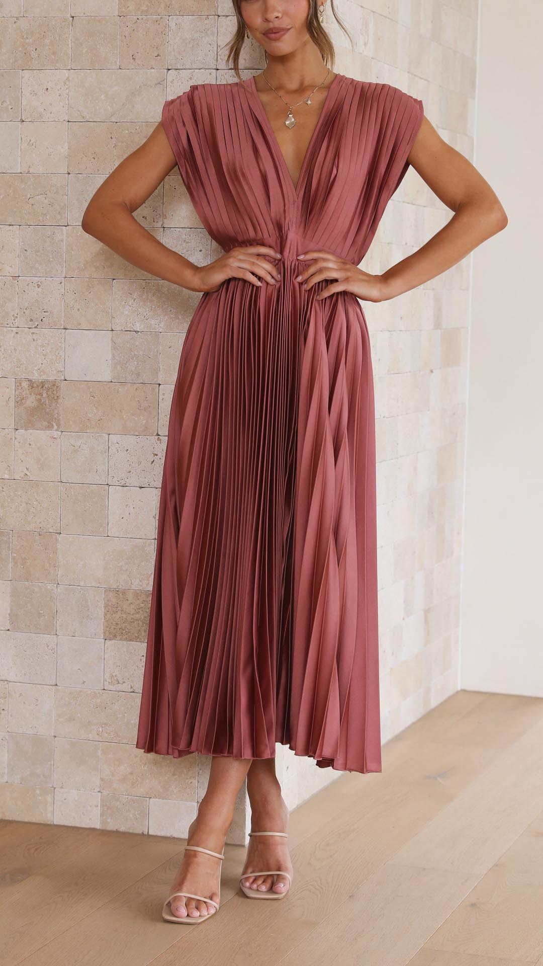 Carla | Abito Elegante Plisettato