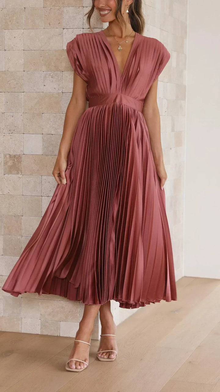 Carla | Abito Elegante Plisettato