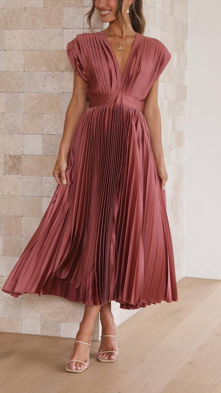 Carla | Abito Elegante Plisettato
