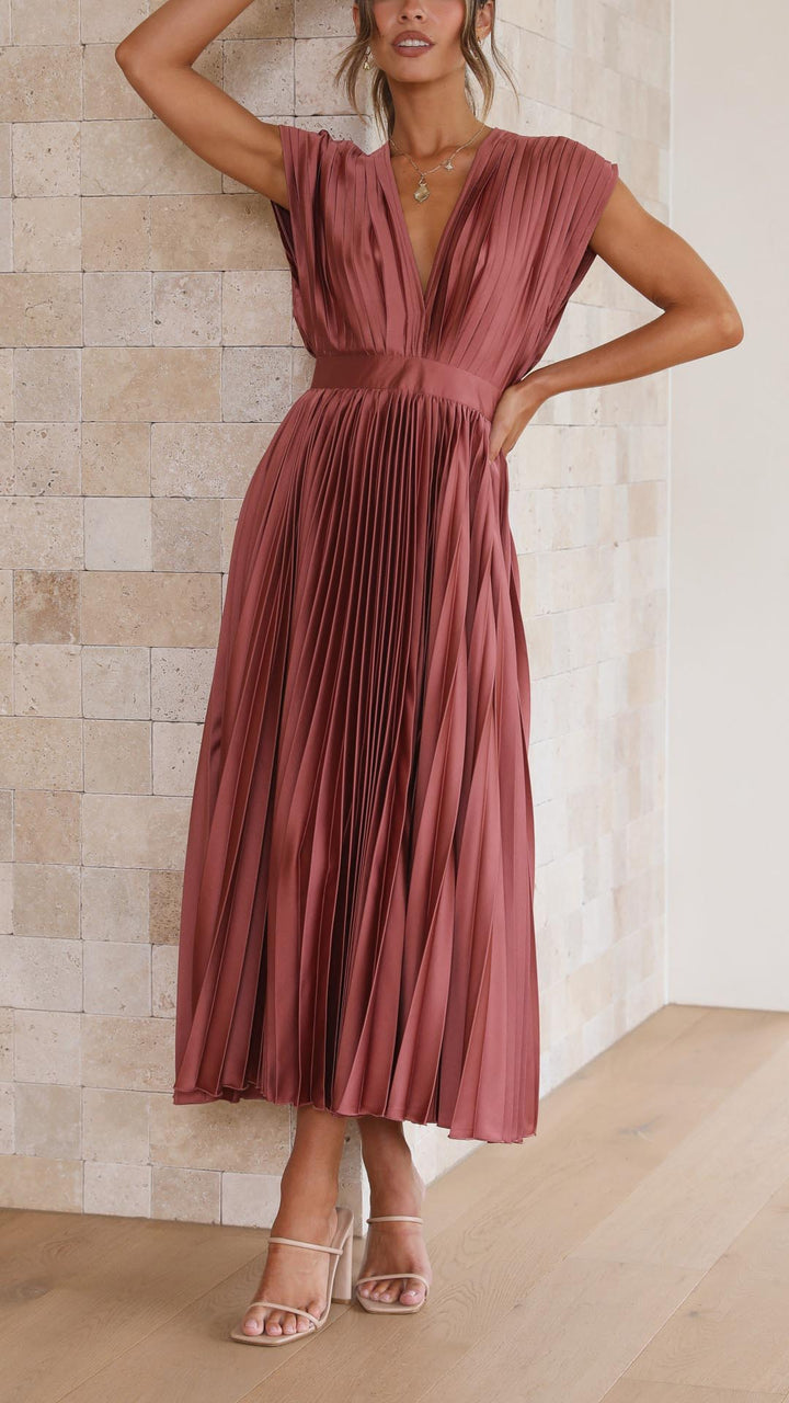 Carla | Abito Elegante Plisettato