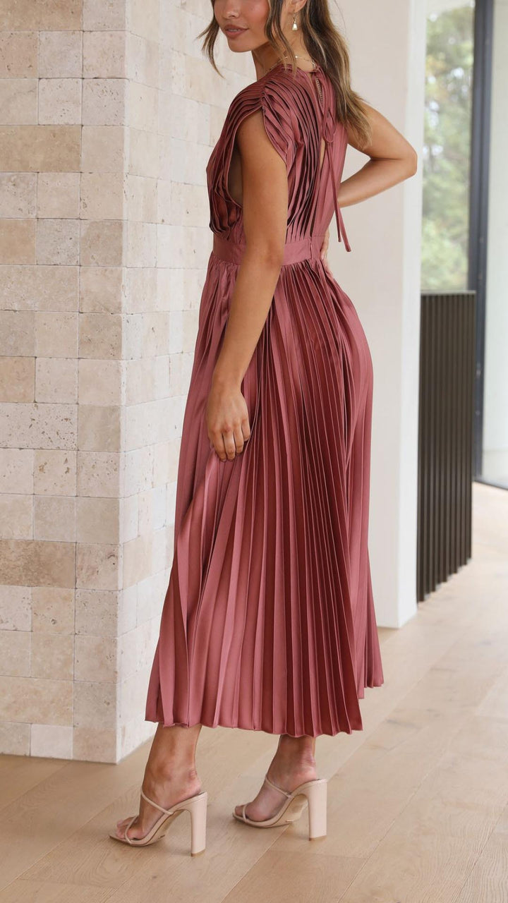 Carla | Abito Elegante Plisettato
