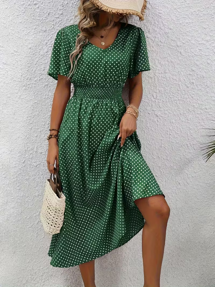 Caterina | Abito Elegante Pois Élisa