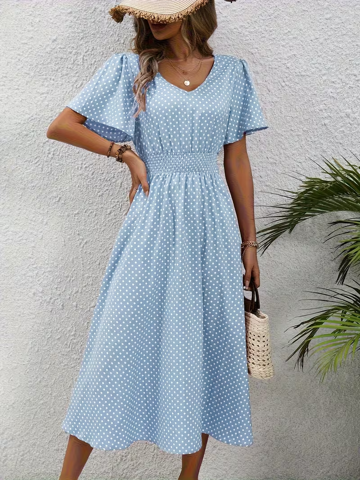 Caterina | Abito Elegante Pois Élisa