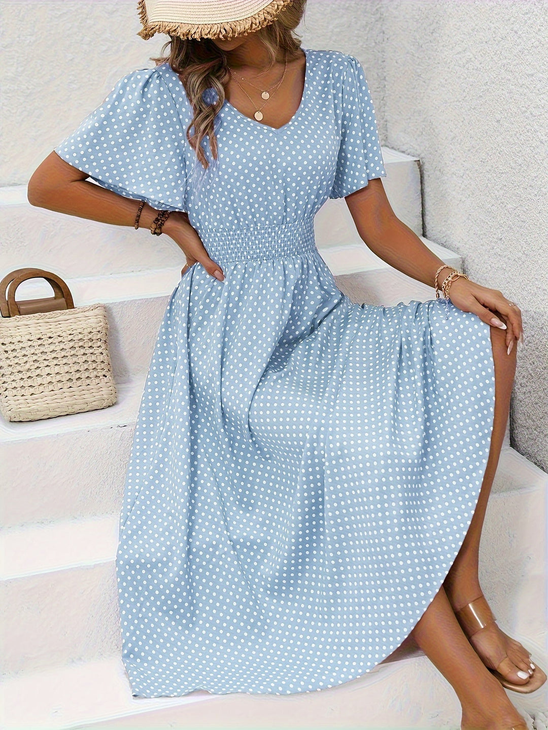 Caterina | Abito Elegante Pois Élisa