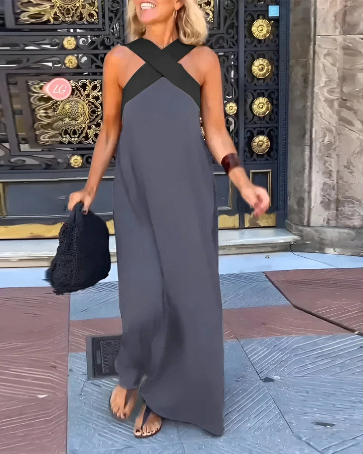 Quirine™ | Abito Maxi con Scollo a V